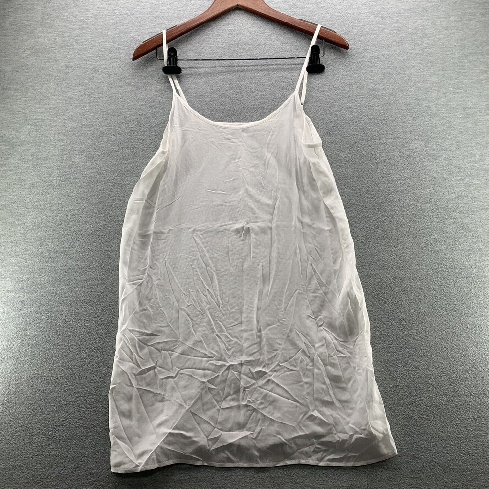 Women White Camisole Top Size 8